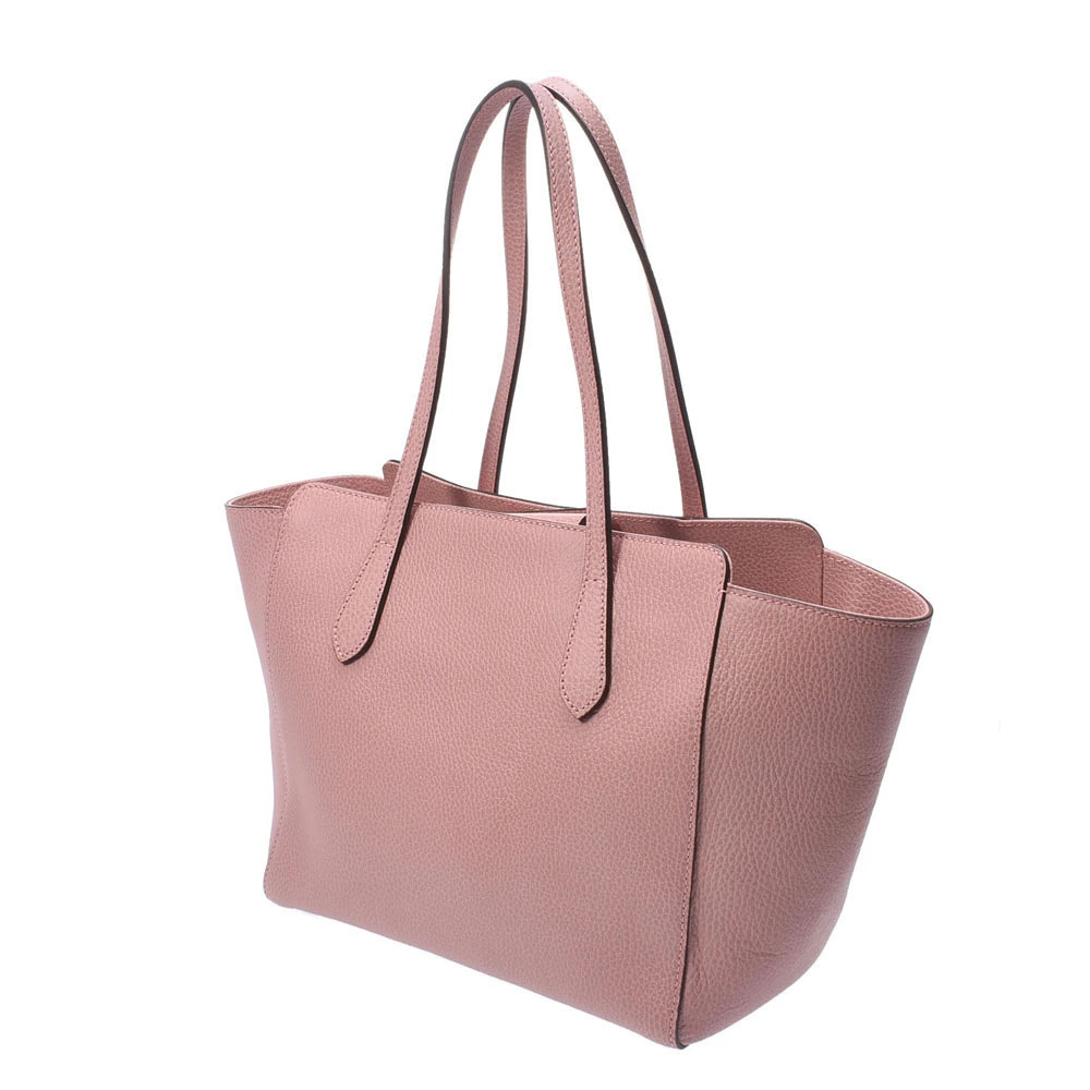 Gucci Tote Calfskin Bag Swing Pink